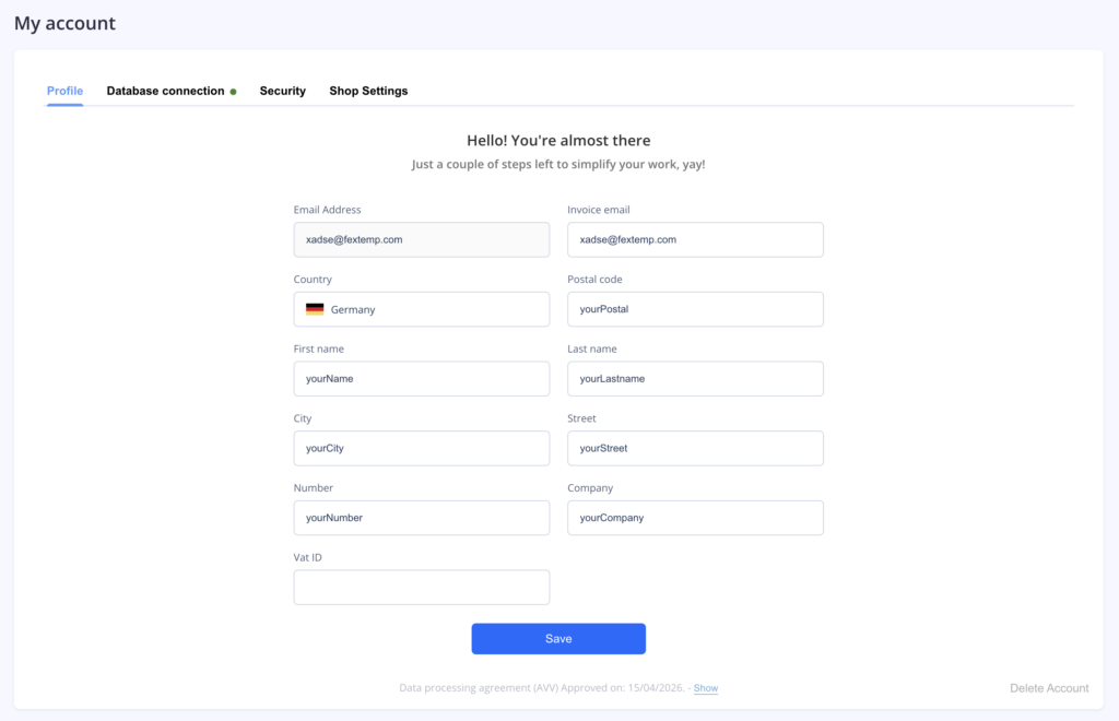Getting Started with Seller2Go