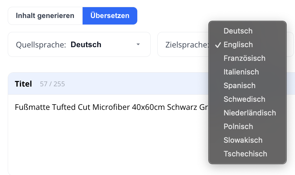 Erste Schritte mit Content Master