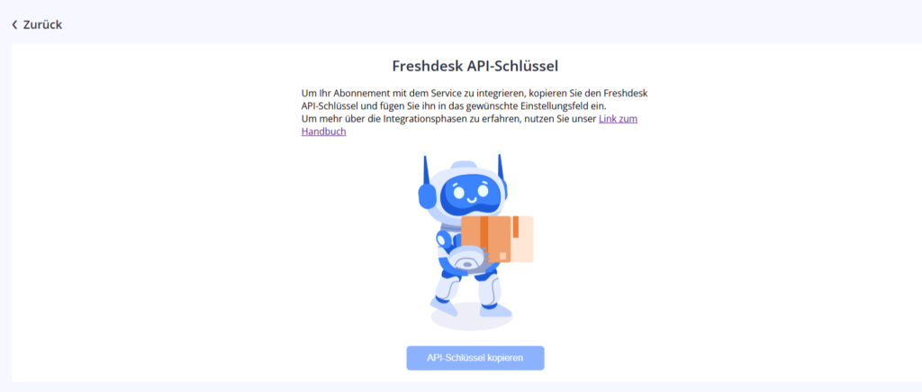 Freshdesk Connector öffnen