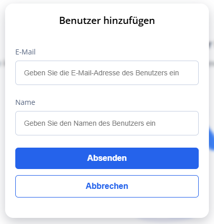 Benutzerverwaltung