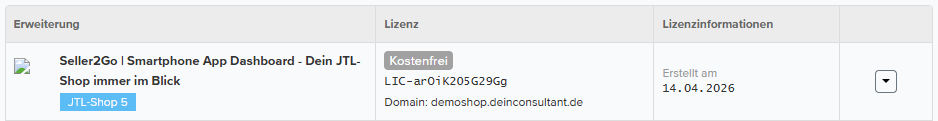 JTL-Shop mit Seller2Go verbinden